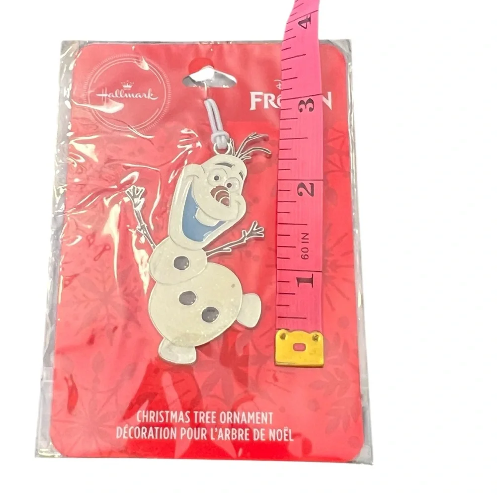 Disney Frozen Olaf Ornament with Red‎ and White Accents